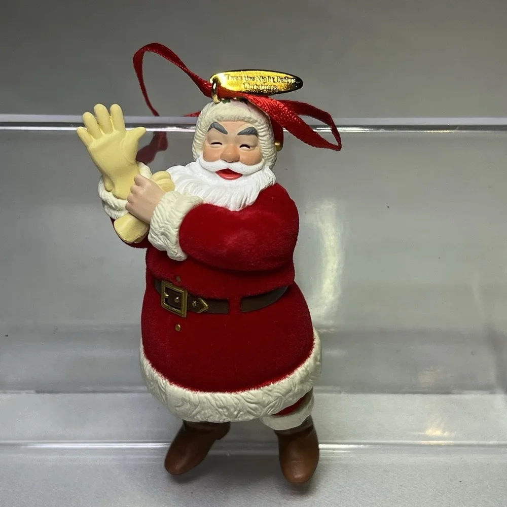 Hallmark 2001 Ornament Twas the Night Before Christmas Vintage‎ Volume 4 Santa